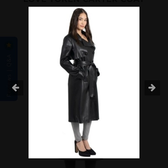 LOVE TOKEN CARTER COAT Small NWT - Picture 5 of 6